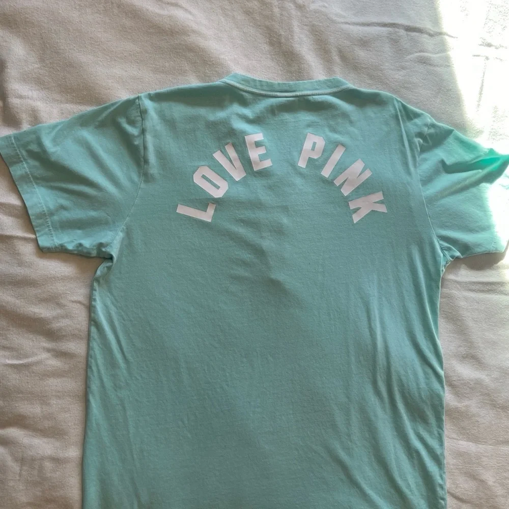 Pink by Victoria Secret Tee  Shirt Teal